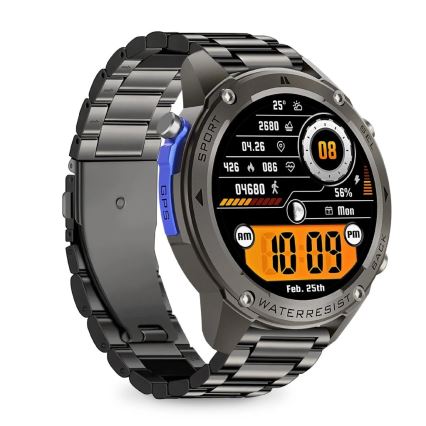 Aligator AW12BK - Smartwatch with GPS, 500 mAh, IP69K, Black