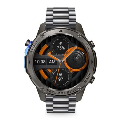 Aligator AW12BK - Smartwatch with GPS, 500 mAh, IP69K, Black