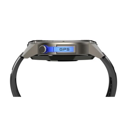 Aligator AW12BK - Smartwatch with GPS, 500 mAh, IP69K, Black