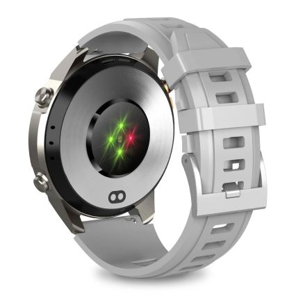 Aligator AW12SR - Smartwatch with GPS, 500 mAh battery, IP69K protection, Silver