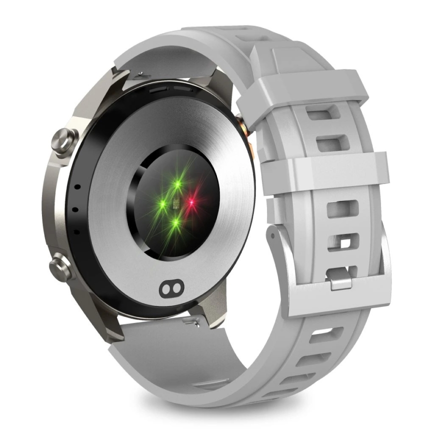 Aligator AW12SR - Smartwatch with GPS, 500 mAh battery, IP69K protection, Silver