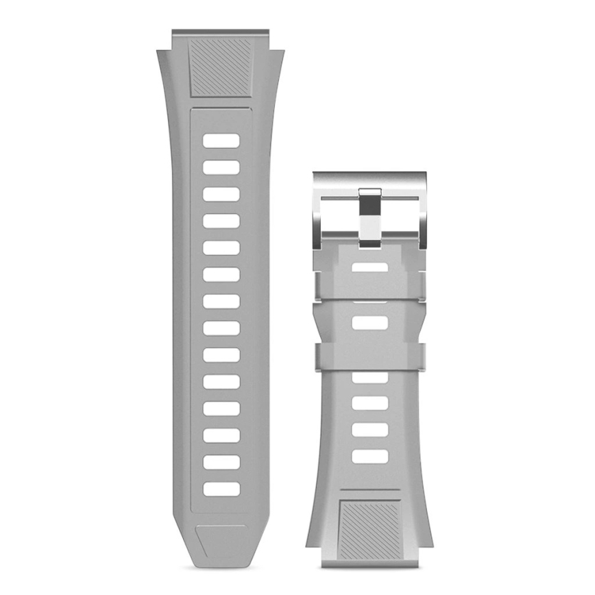 Aligator AW12SR - Smartwatch with GPS, 500 mAh battery, IP69K protection, Silver