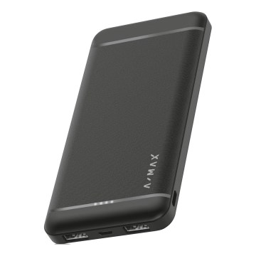 Aligator AX0003 - A-MAX Power Bank 10,000 mAh 3.7 V, Black