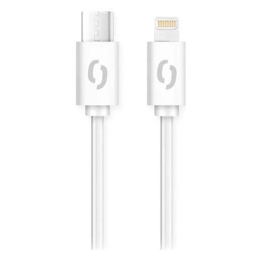Aligator DATKP51 - USB-C to Lightning Cable, 30W Power Delivery, 1.5 m, White