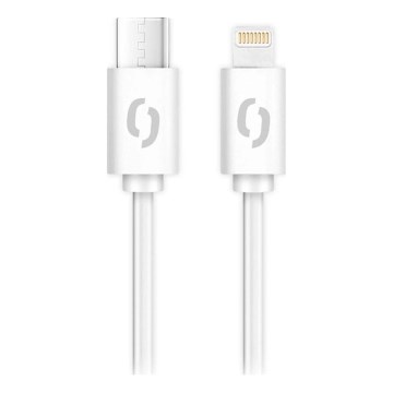 Aligator DATKP61 - USB-C to Lightning cable, 30W Power Delivery, 2.5 m, white