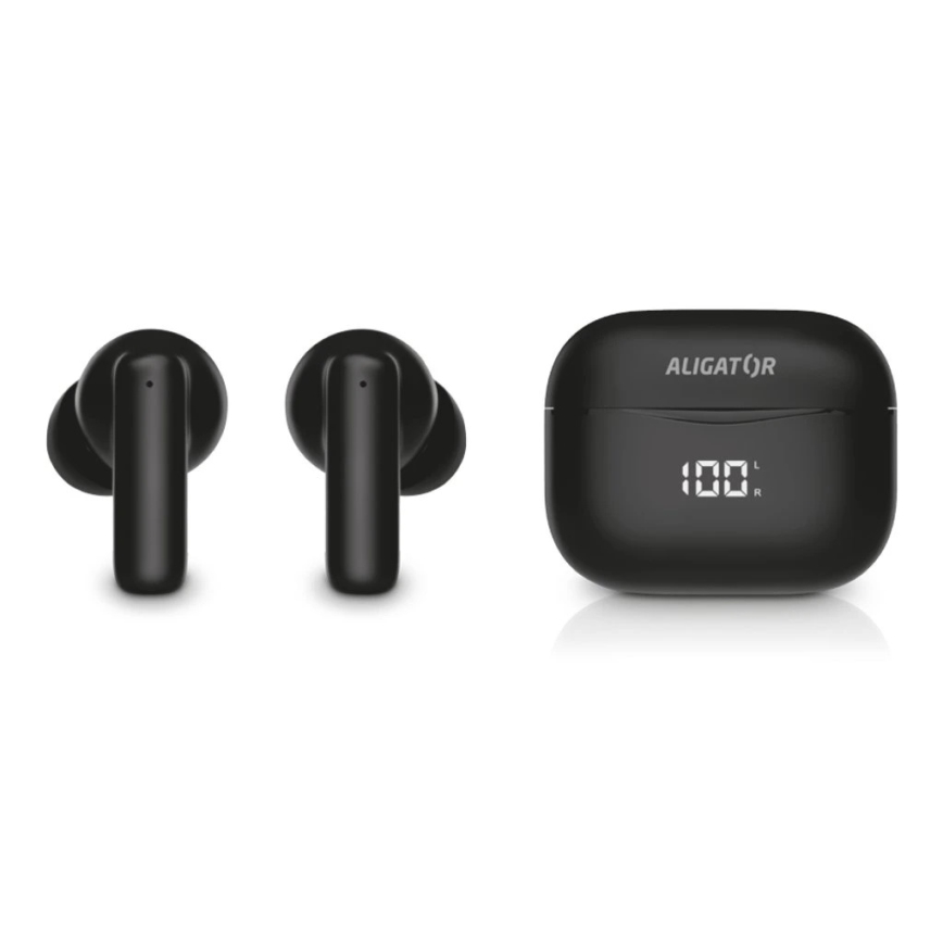 Aligator TWS06 - Pods PRO 3 Wireless Earbuds, 200 mAh + 2x 30 mAh, Black