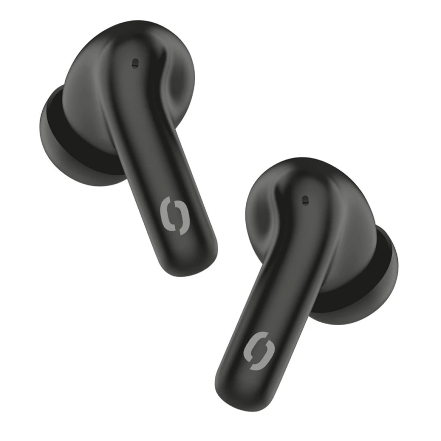 Aligator TWS08BK - Wireless earbuds with Active Noise Cancellation (ANC), 200 mAh + 2×30 mAh, IP40, Black