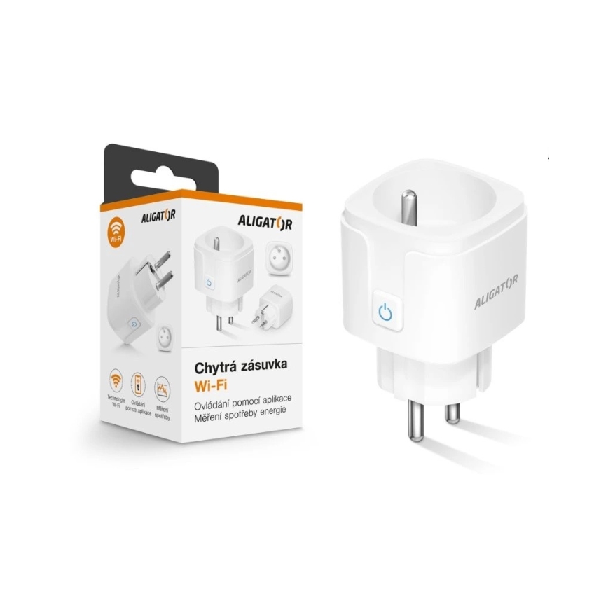 Aligator WAL001 - Smart Plug 3680W/230V/Type E/16A Wi-Fi Tuya