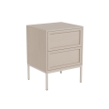 ALIN bedside table 46x40 cm taupe