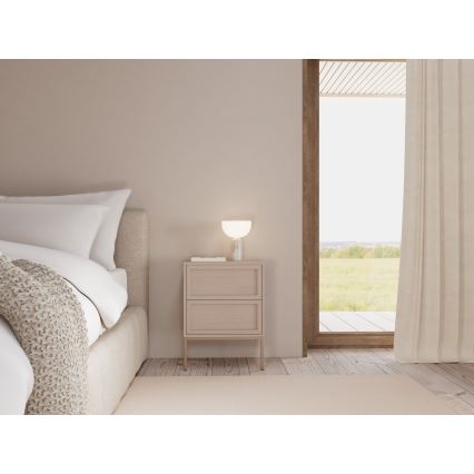 ALIN bedside table 46x40 cm taupe