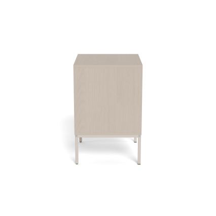 ALIN bedside table 46x40 cm taupe