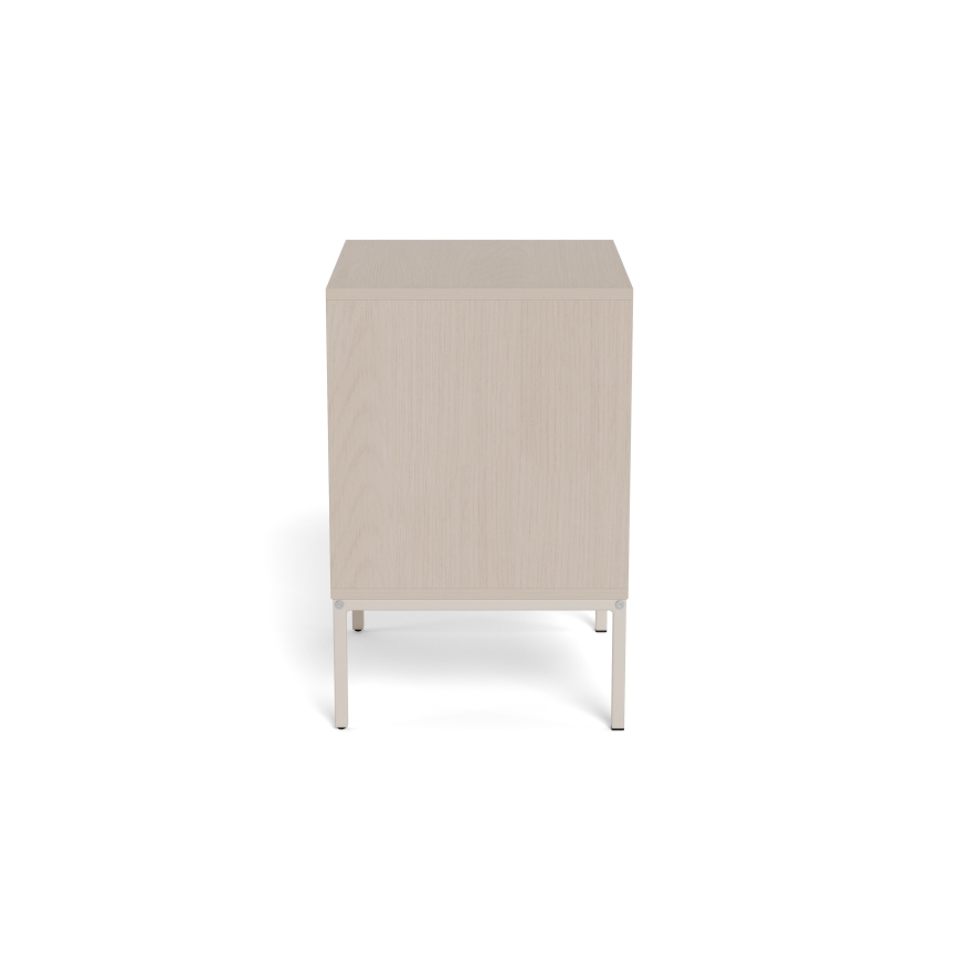 ALIN bedside table 46x40 cm taupe