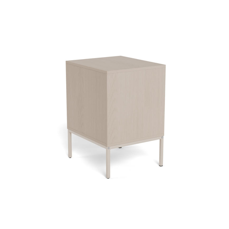 ALIN bedside table 46x40 cm taupe