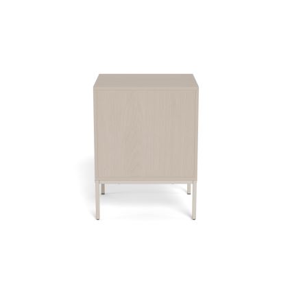ALIN bedside table 46x40 cm taupe
