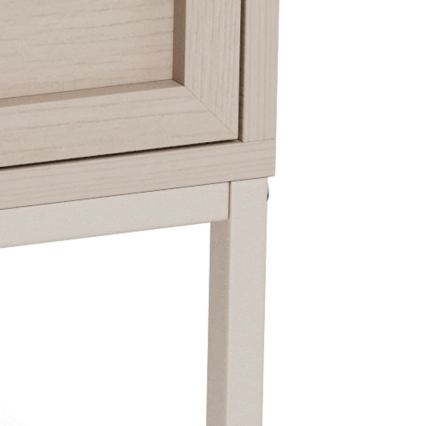 ALIN bedside table 46x40 cm taupe