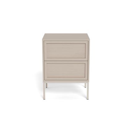 ALIN bedside table 46x40 cm taupe