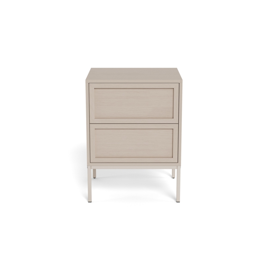 ALIN bedside table 46x40 cm taupe