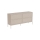 ALIN chest of drawers 157 x 40 cm taupe