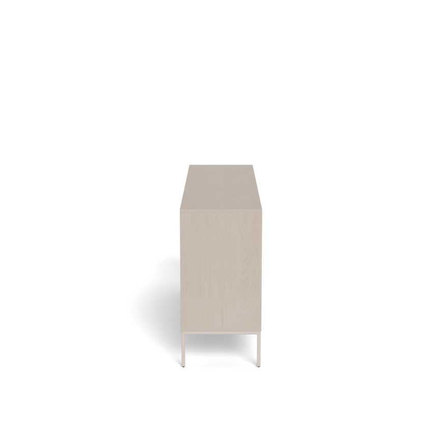 ALIN chest of drawers 157 x 40 cm taupe