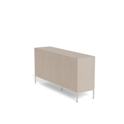 ALIN chest of drawers 157 x 40 cm taupe
