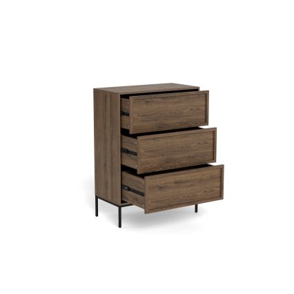 ALIN chest of drawers 80 x 40 cm brown