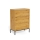 ALIN Chest of Drawers 80 x 40 cm – Light Brown