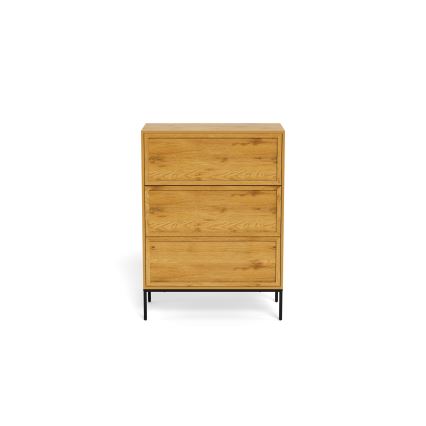 ALIN Chest of Drawers 80 x 40 cm – Light Brown