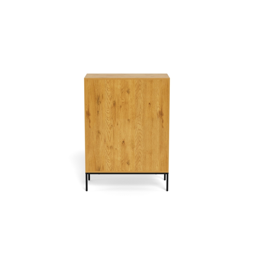 ALIN Chest of Drawers 80 x 40 cm – Light Brown