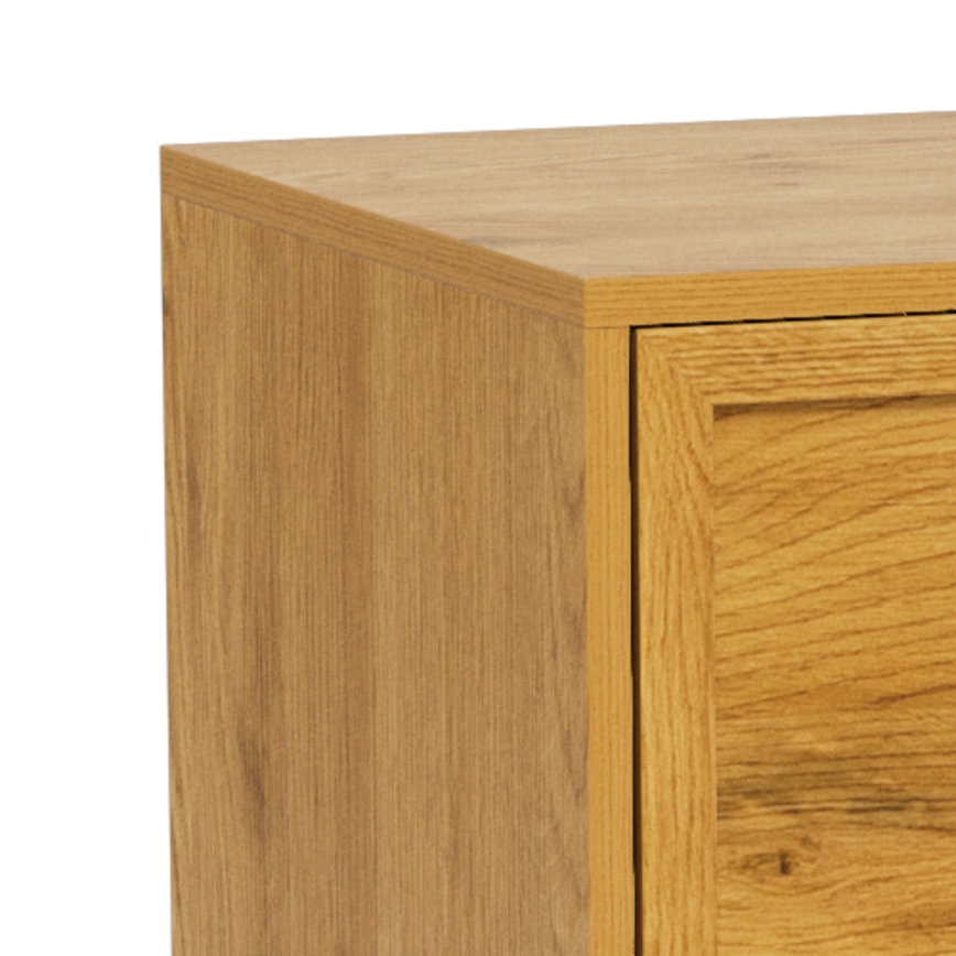 ALIN Chest of Drawers 80 x 40 cm – Light Brown