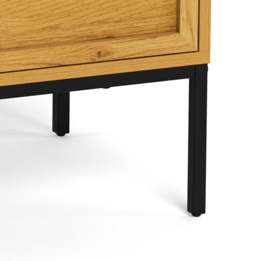 ALIN Chest of Drawers 80 x 40 cm – Light Brown