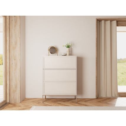 ALIN Chest of Drawers 80x40 cm Taupe