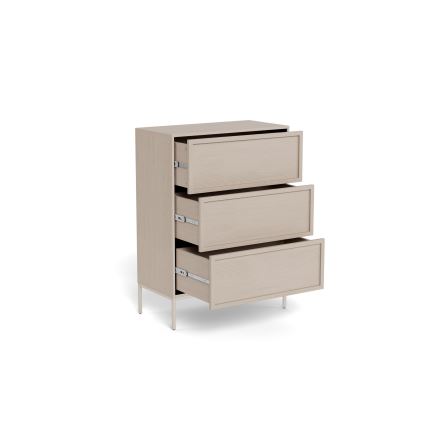ALIN Chest of Drawers 80x40 cm Taupe