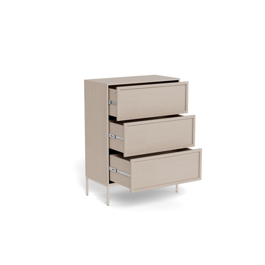 ALIN Chest of Drawers 80x40 cm Taupe