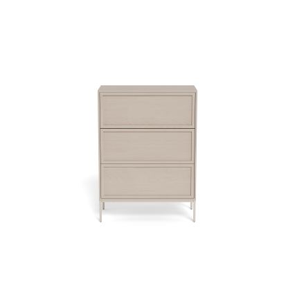 ALIN Chest of Drawers 80x40 cm Taupe