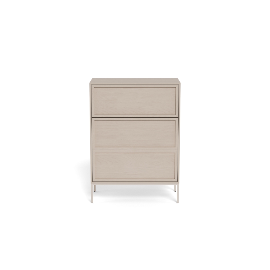 ALIN Chest of Drawers 80x40 cm Taupe