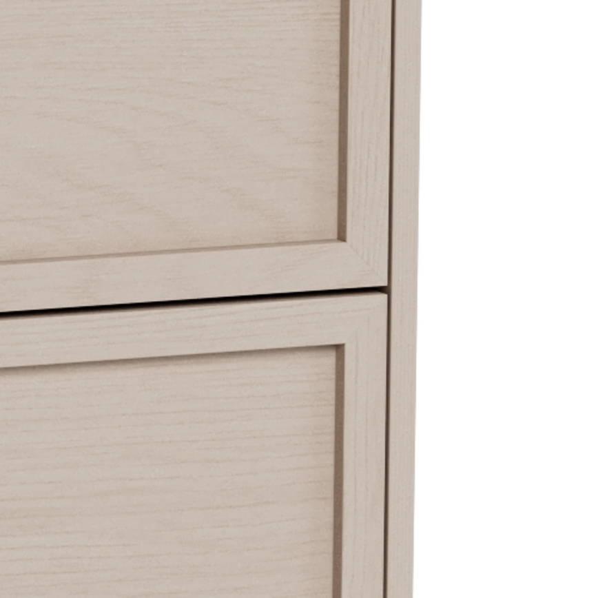 ALIN Chest of Drawers 80x40 cm Taupe