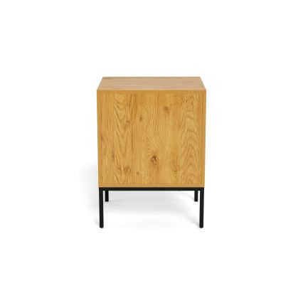 ALIN Nightstand 46x40 cm, Light Brown