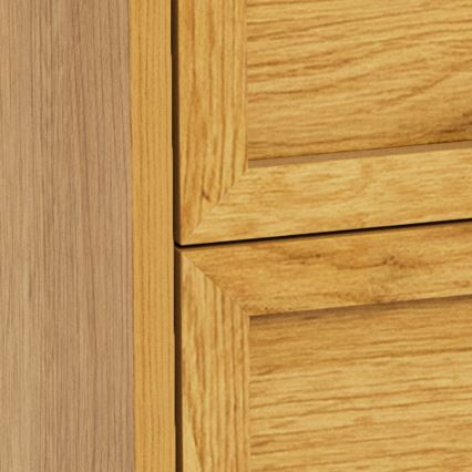 ALIN Nightstand 46x40 cm, Light Brown