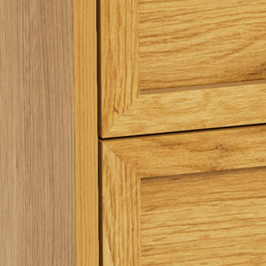 ALIN Nightstand 46x40 cm, Light Brown