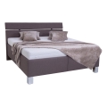 ALIS upholstered storage bed 180x200 cm, mattress not included, brown