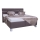 ALIS upholstered storage bed 180x200 cm, mattress not included, brown