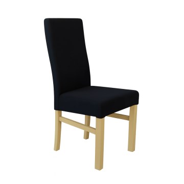 ALISON Dining Chair - Black/Oak