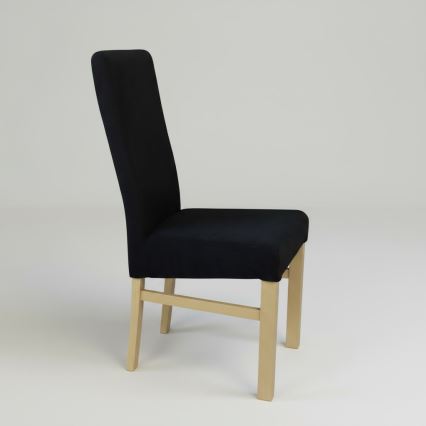 ALISON Dining Chair - Black/Oak