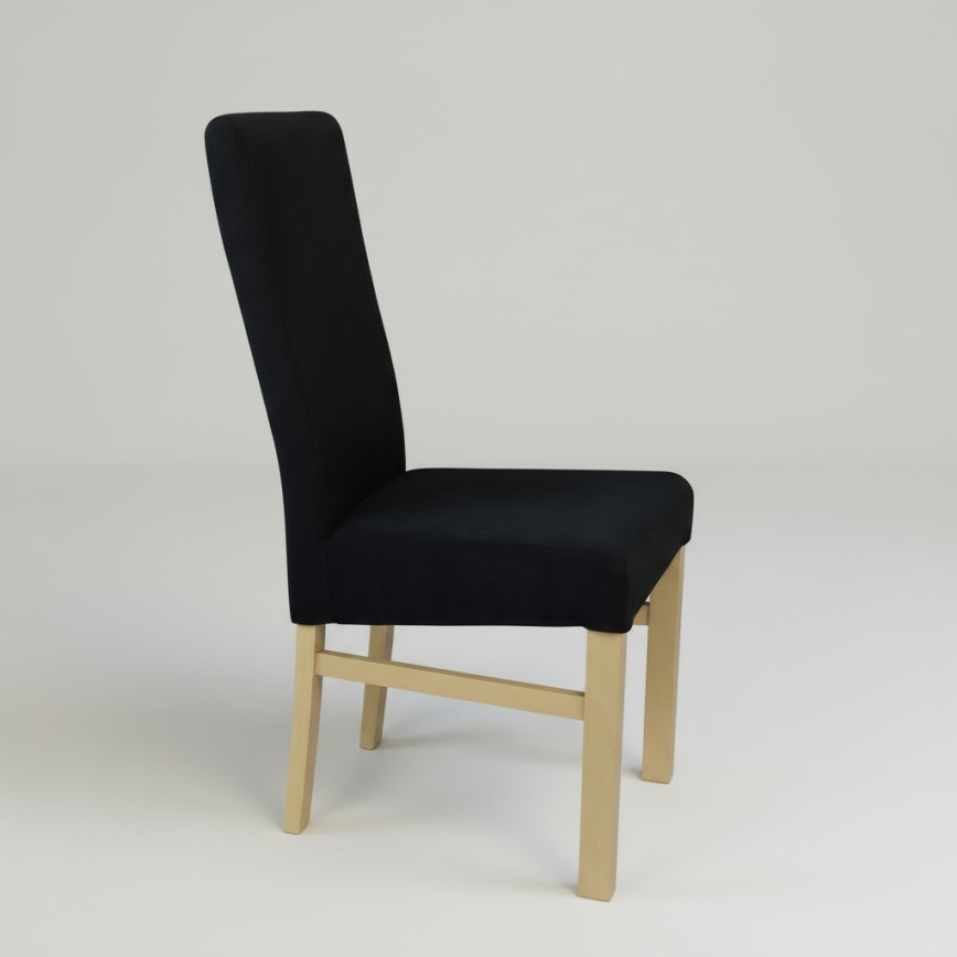 ALISON Dining Chair - Black/Oak