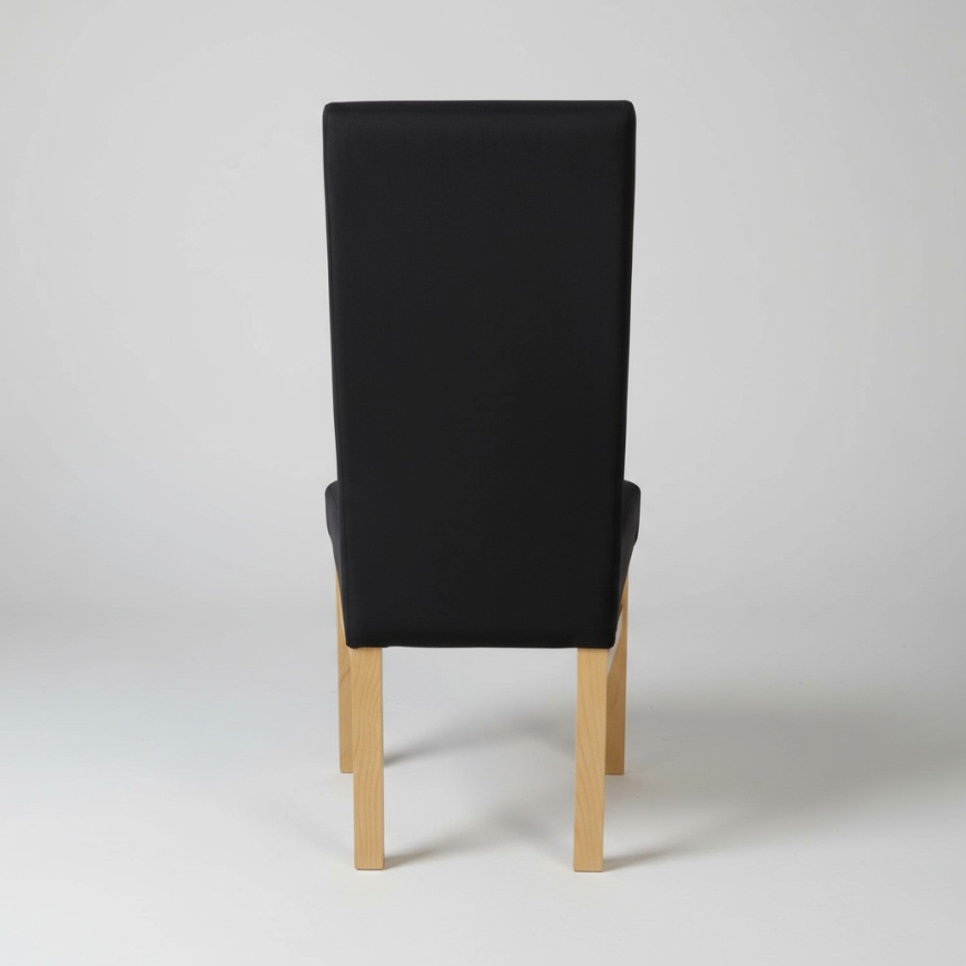ALISON Dining Chair - Black/Oak