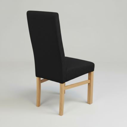 ALISON Dining Chair - Black/Oak