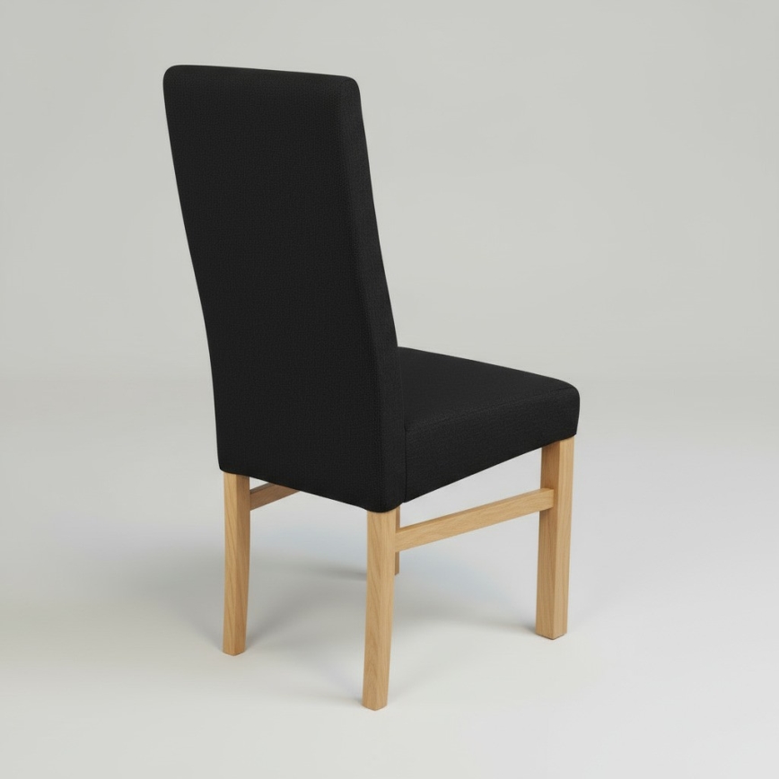 ALISON Dining Chair - Black/Oak