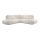 ALMADA Left-facing L-shaped upholstered corner sofa with storage and pull-out bed, beige