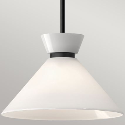 Alora Mood - HALSTON rod-mounted pendant light 1xE27/60W/230V black