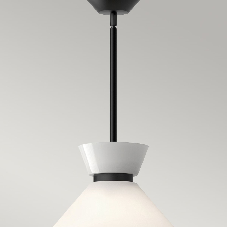 Alora Mood - HALSTON rod-mounted pendant light 1xE27/60W/230V black